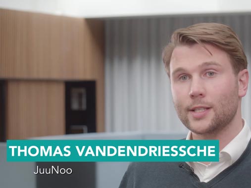 Juunoo, de modulair/circulair binnen wanden.